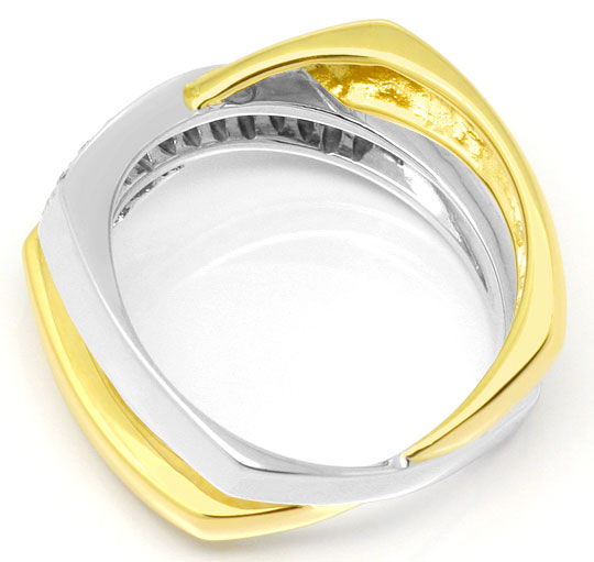 Foto 3 - Brillant-Diamant-Ring Super Design-Gelb Gold-Weißgold, S3936