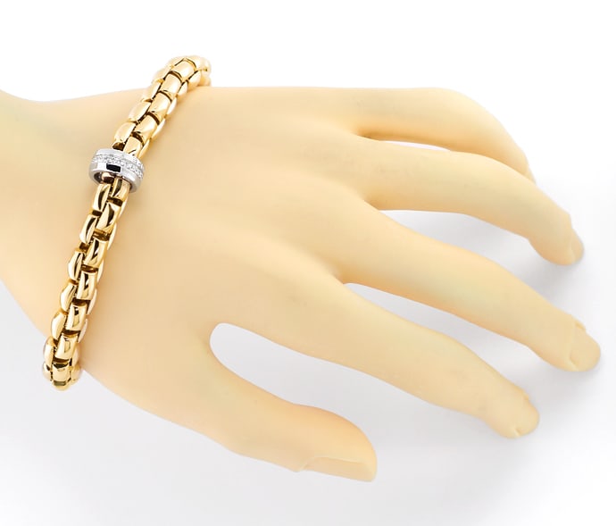 Foto 4 - Fope Flex it Eka Armband Brillanten 18K Gold, S5008
